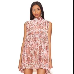 Free People All The Time Velvet Dress worn 1x SZ L